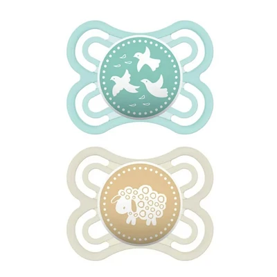Perfect Pacifiers 0-6 Months (2 pack