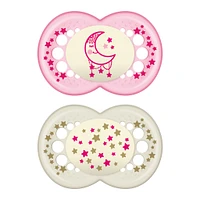 Night Orthodontic Pacifier 6m+ Set of 2