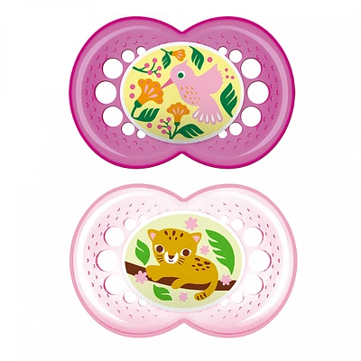6months+ Orthodontic Pacifier Set of 2