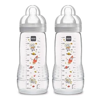 Easy Active Bottle 4m+ 11oz 2-Pack - Grey