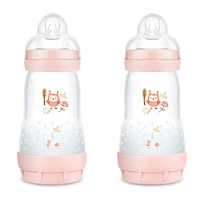 Biberons 9oz (2) Rose Mat