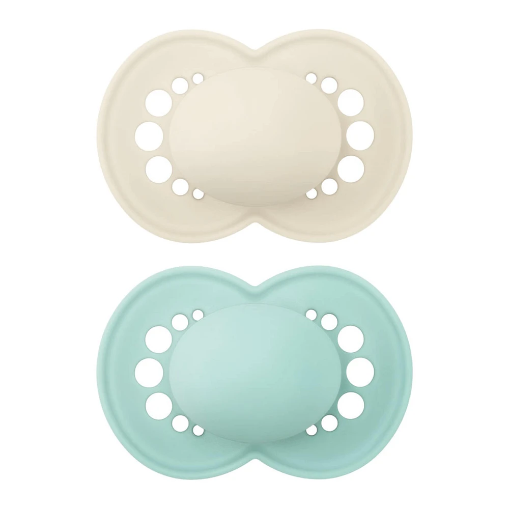 Suce Orthodontique Matte 16mois + Paquet de 2