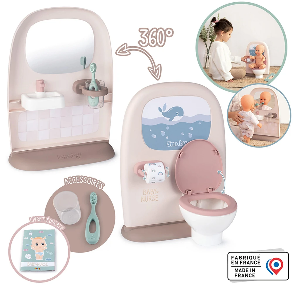 Baby Nurse Toilet Doll