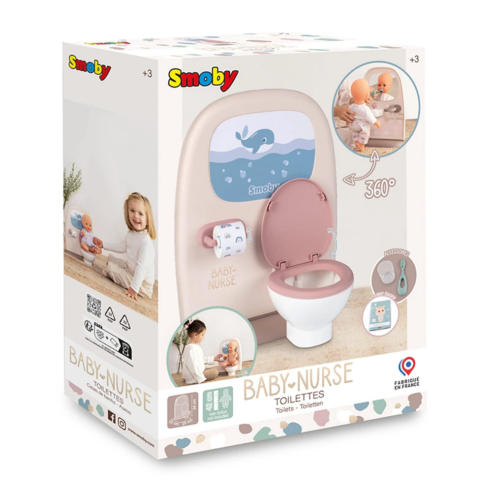 Baby Nurse Toilet Doll