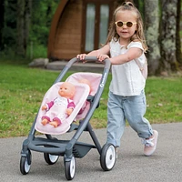 Maxi-Cosi Poussette Jumeaux pour Poupée - Rose