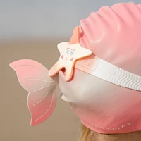 Shaped Swimming Cap - Ocean Treasure Pink