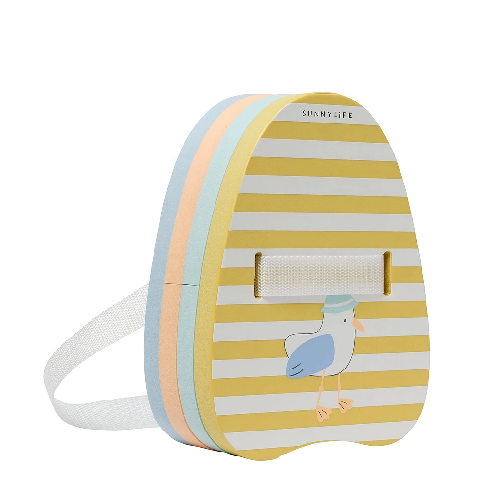 Bubble Back Float Sid the Seagull Mustard Stripe 