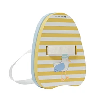 Bubble Back Float Sid the Seagull Mustard Stripe 