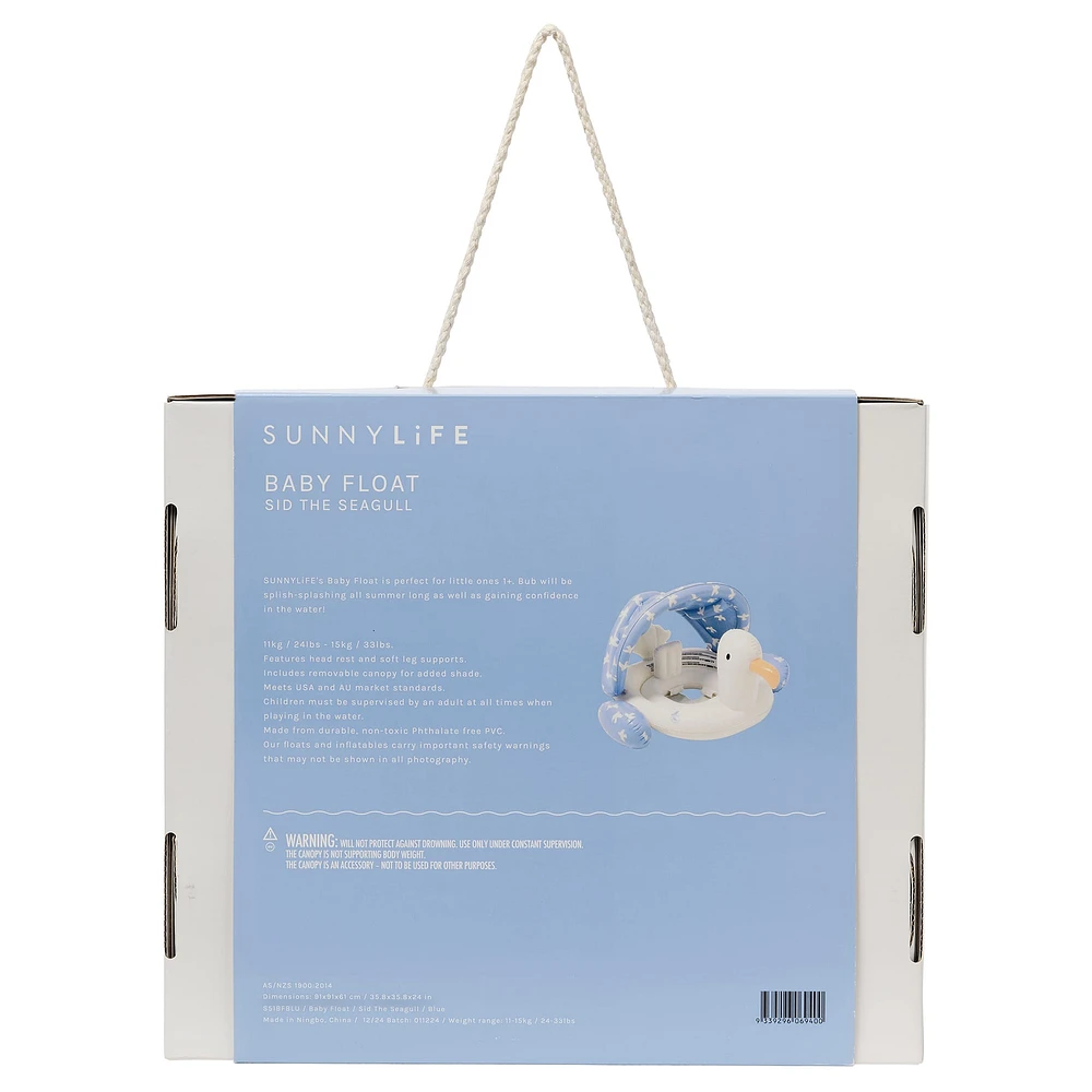 Baby Float Sid the Seagull Blue 