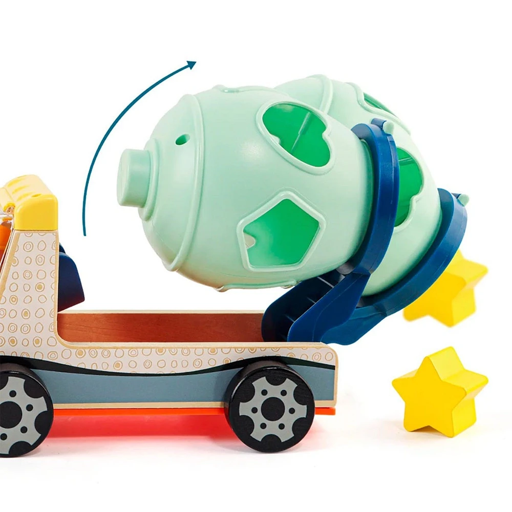 Mixer Truck With Shape Sorter
