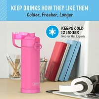 Thermos Bottle 470ml - Neon Pink