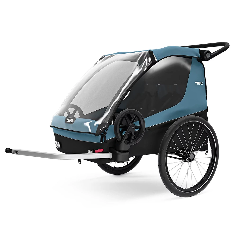Remorque Courier 2 Places - Aegan Bleu