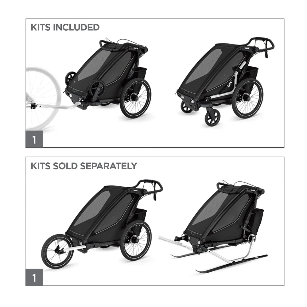 Chariot Sport2 Single - Black