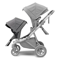 Sleek Sibling Seat - Gray Melange