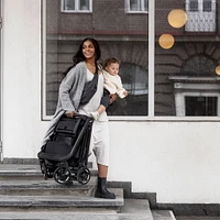 Stroller Shine - Misty Pink / Black