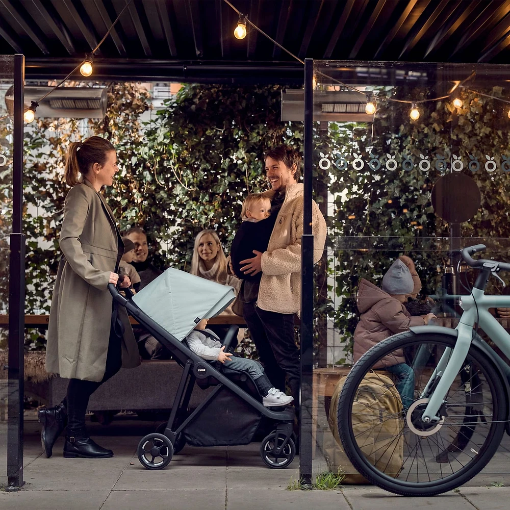 Stroller Shine - Misty Pink / Black