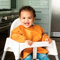Mess-proof Full Sleeve Bib 2 Pack - Sand / Cinnamon