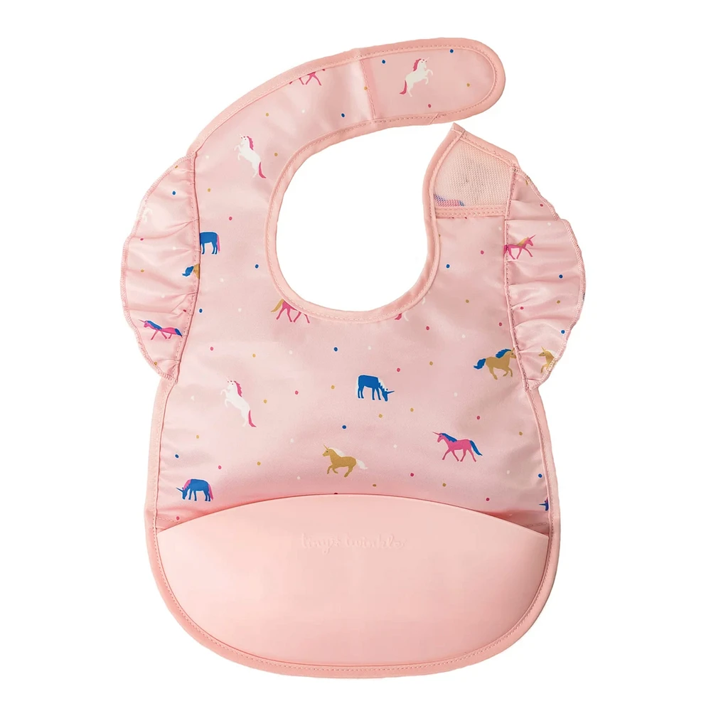 Bavoir à Poche Rigide - Licorne
