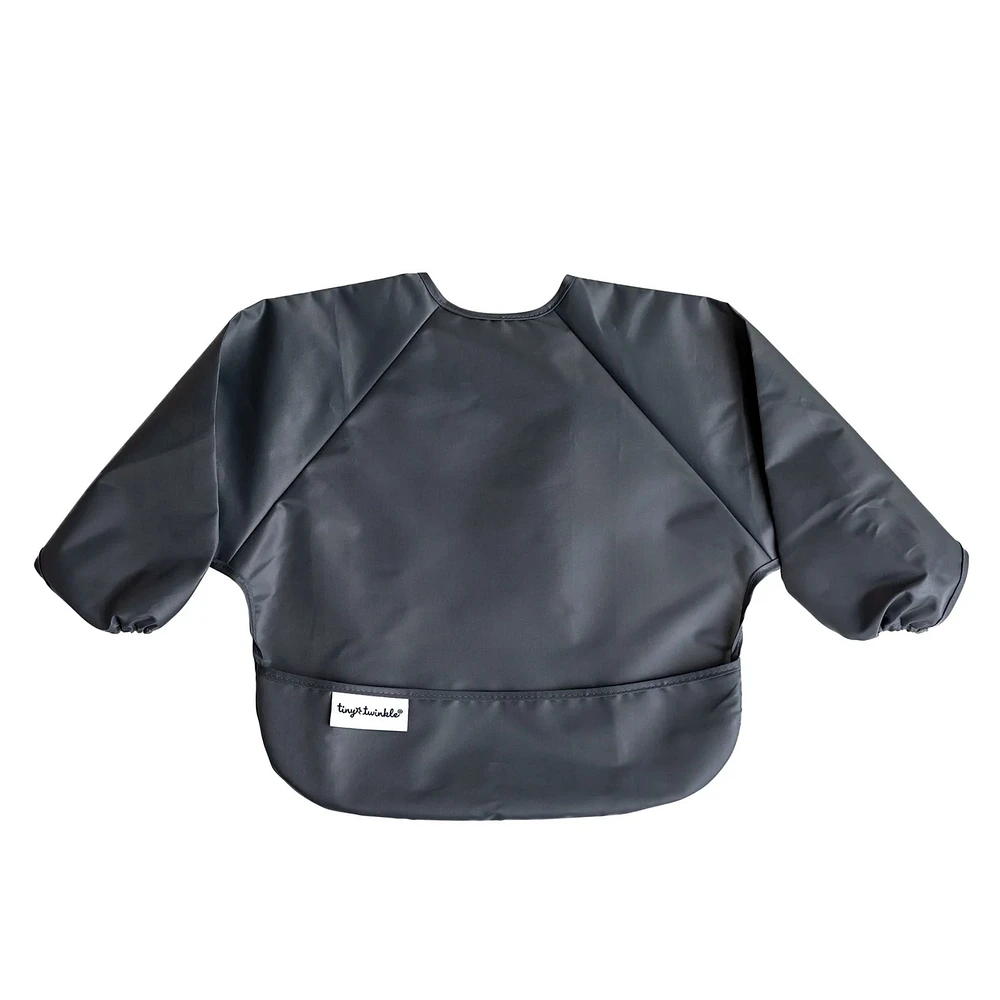 Bavoir Manches Longues (2) - Sauge / Charcoal