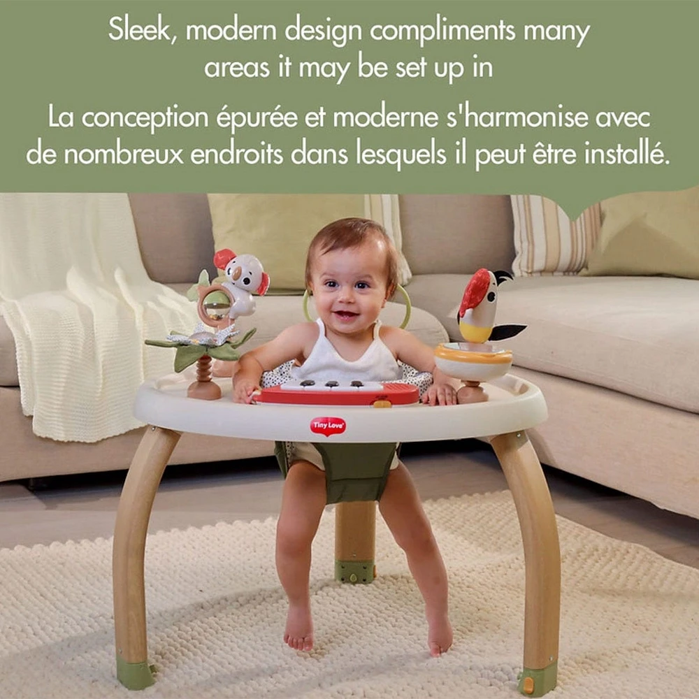 Exerciseur Centre d'Activités Stationnaire 5-en-1 Here I Grow - Boho Chic