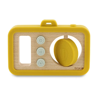 Wooden Silicone Baby Camera Mr. Lion