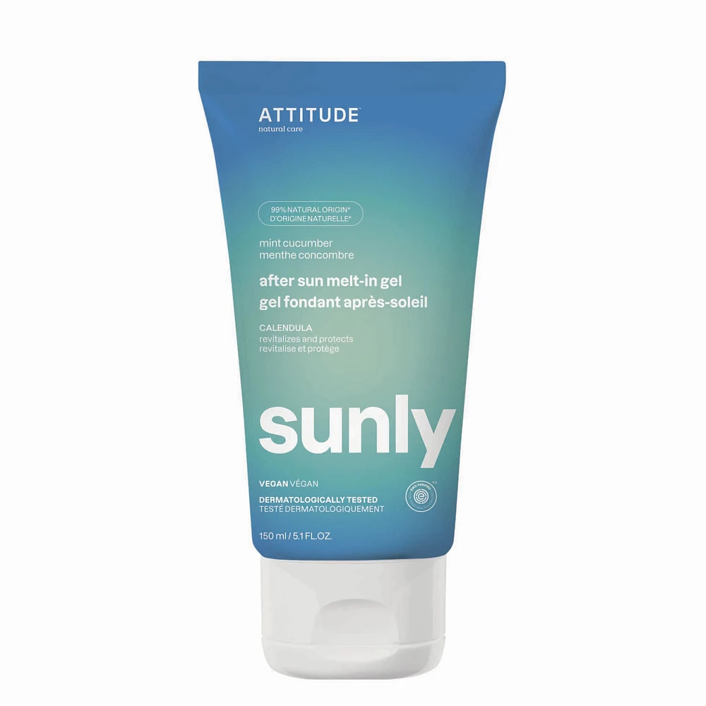 Sunly After sun melt-in gel - Mint & cucumber