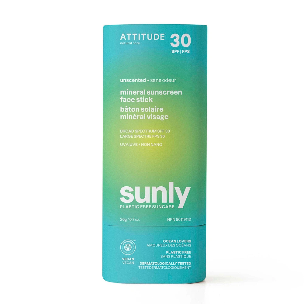 Sunly Adulte Bâton Solaire Visage FPS 30 - Sans Odeur