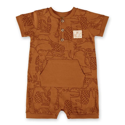 Croco Romper 3-24m