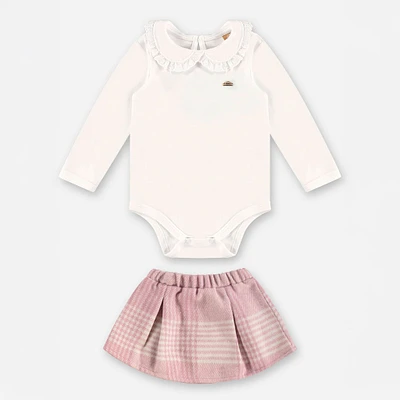 Ensemble Cache-Couche & Jupe 3-18m
