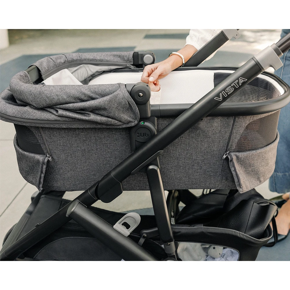 Vista/Cruz V3 Bassinet - Greyson