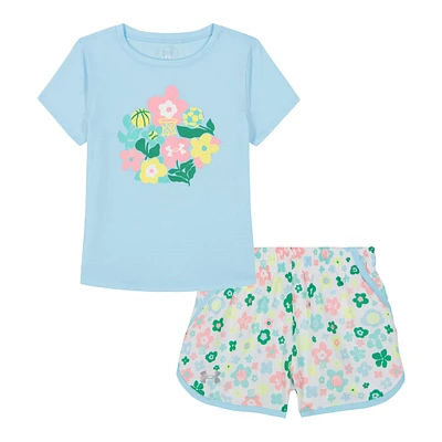 Ensemble Short Ditsy Flower 2-4ans