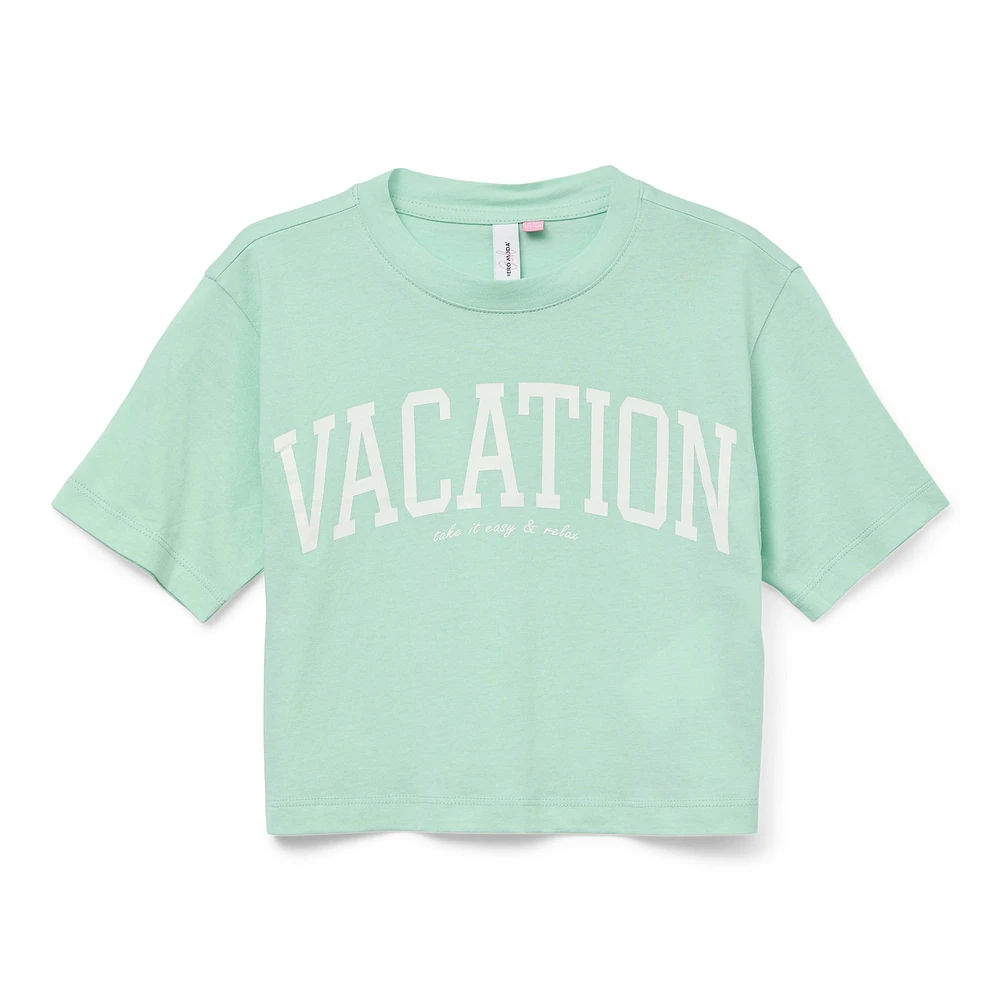 Sia Pastel Cropped Top 8-14y