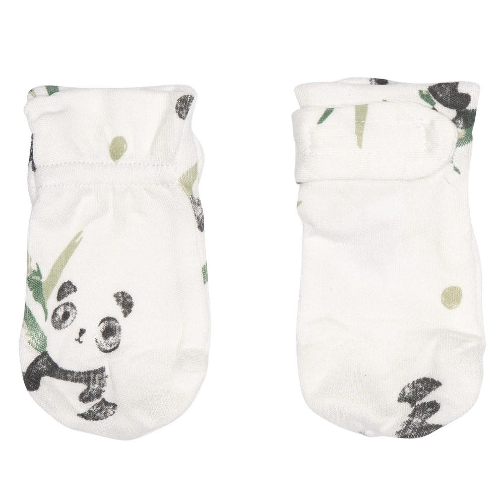 Mitaines Bambou Pandas 0-3mois