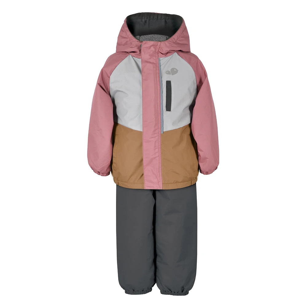 Ensemble Extérieur 2 Pièces Colorblock Tulipe 3-6ans