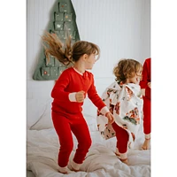 Minky Little Blanket - Santa Claus