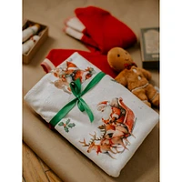 Minky Little Blanket - Santa Claus