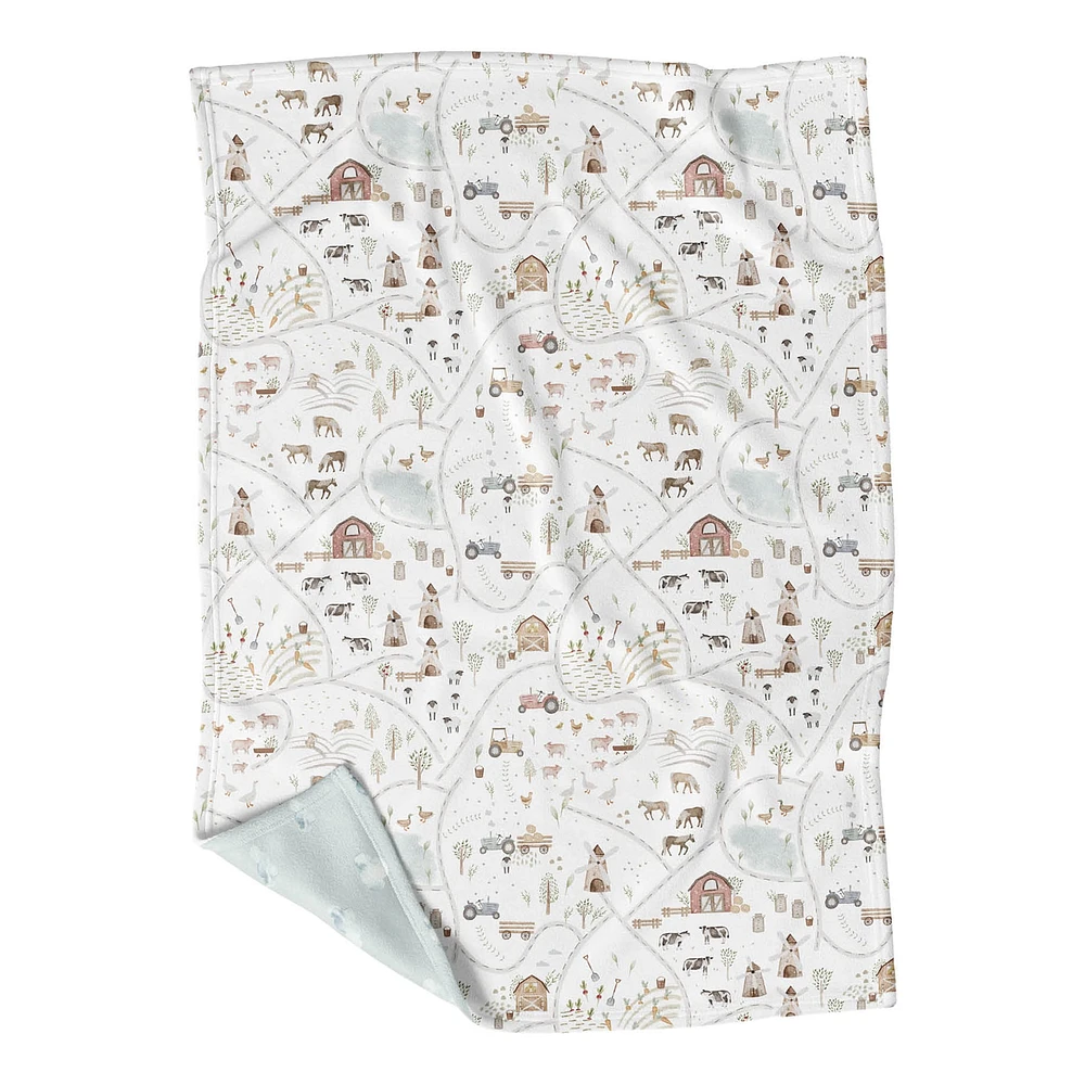 Petite Couverture Minky - Ferme Gédéon