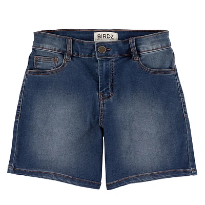 Wide Leg Denim Short 10-16y