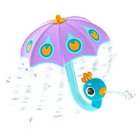 Jouet de Bain Parapluie Paon Mauve