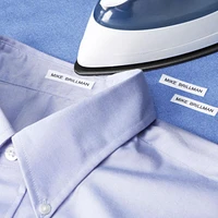 Iron-On Clothing Name Labels