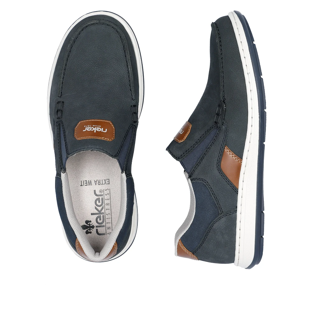 Navy Slip On