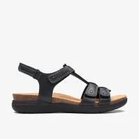 April Cove Leather Black