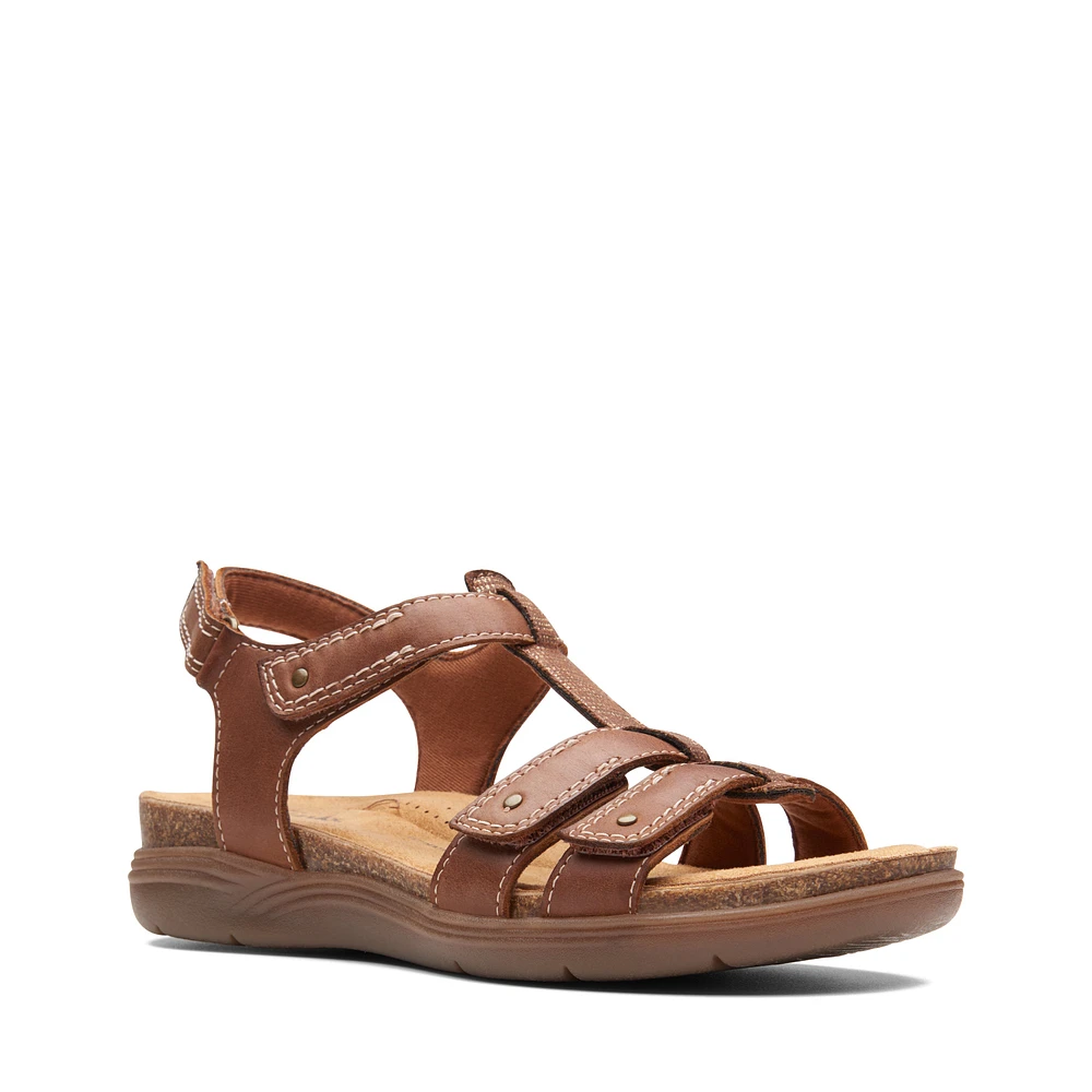 April Cove Leather Dark Tan Lea
