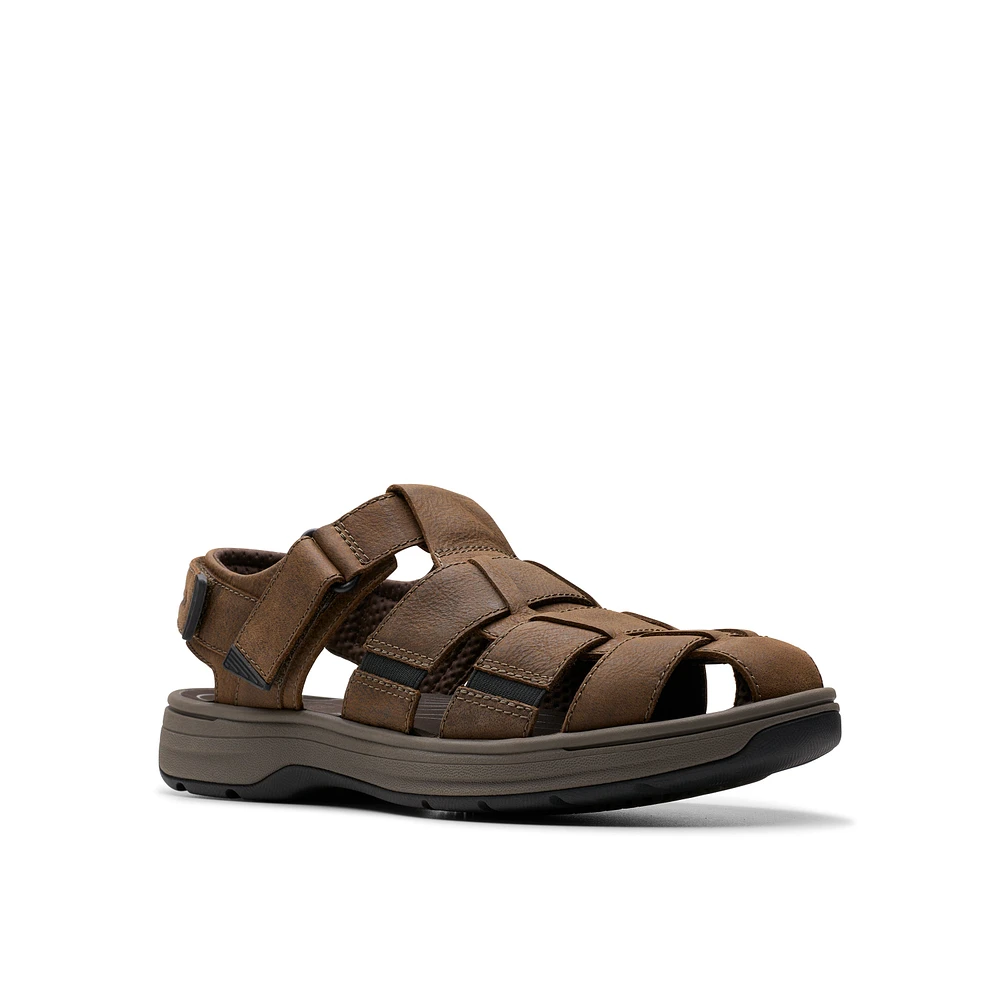 Saltway Cove Leather Dark Brown Lea