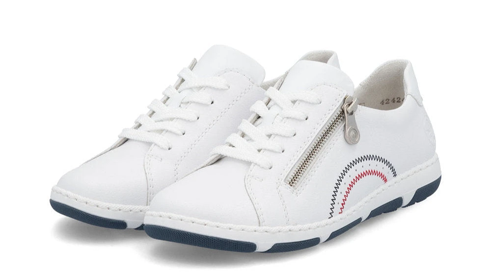 White Lace Up