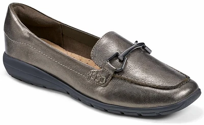 Amalie - Pewter727 Goat Mercury Leather Brown