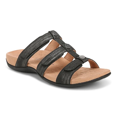 Amber Pearl Slide Black