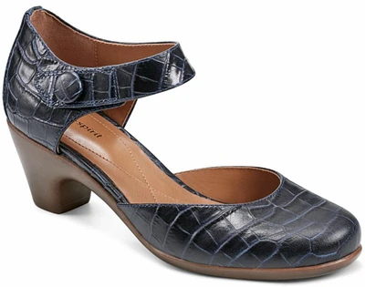 Clarice - Deep Night90035 Wide Modica Croco Black