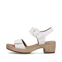 White Heeled Sandal