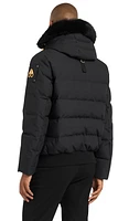 Cloud Bomber Shearling Gold Black With